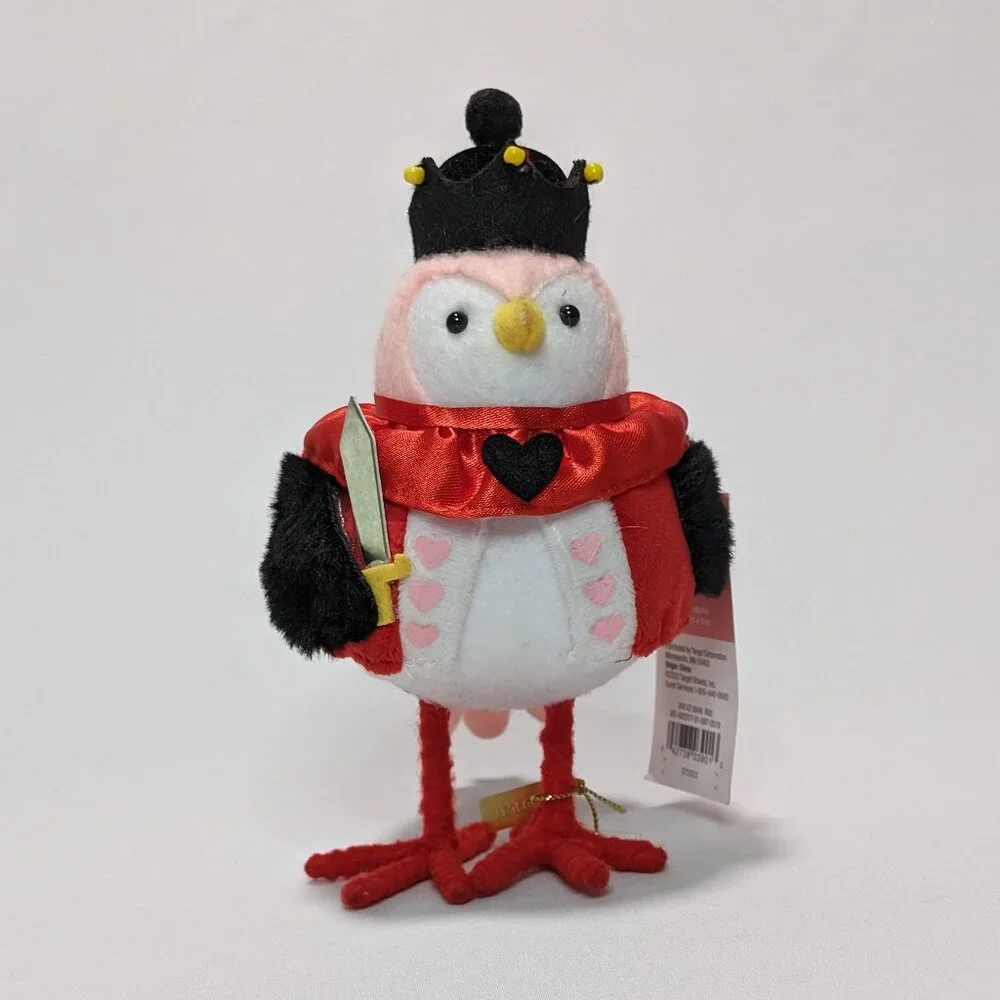 New NWT Spritz Kingsley King Of Hearts Bird Feathery Friends Love Target 2023